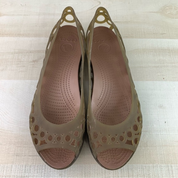 Crocs Women's Adrina Peep Toe Jellys - Picture 4 of 12